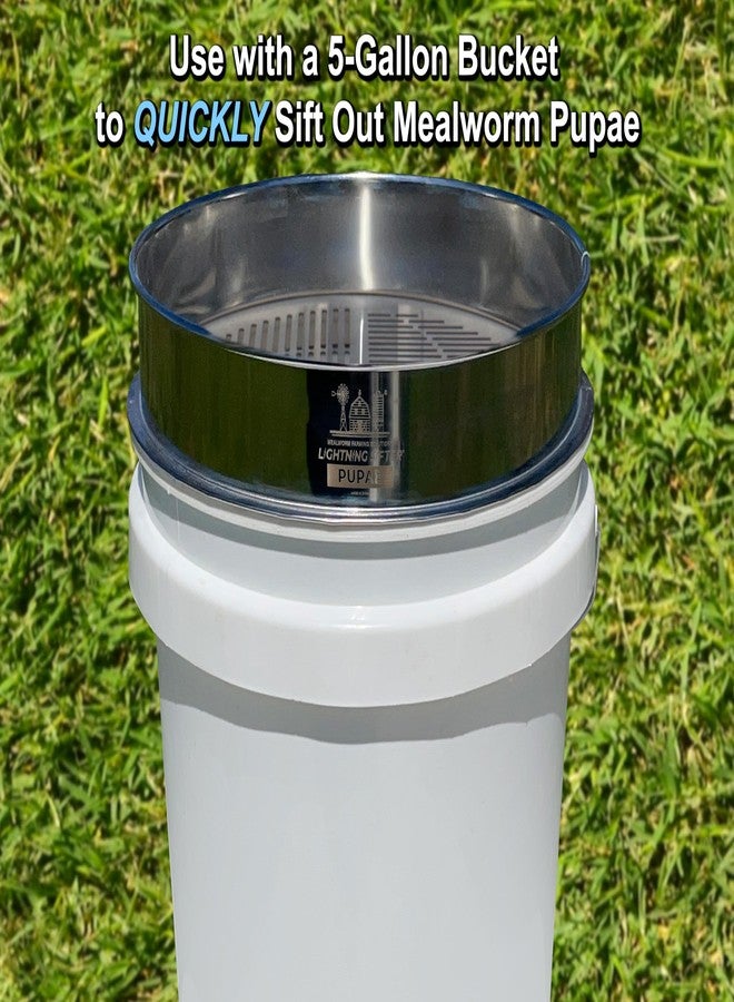 Mealworm Farming Solutions MFS' D-11 Lightning Sifter Mealworm Pupae Sifting Pan (2nd Gen) - Image 2